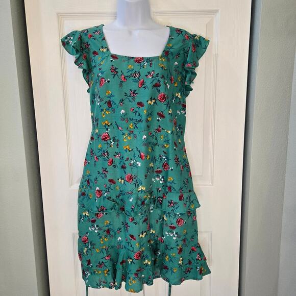 Lottie & Holly ruffle tier dress Sz Large garden Girl Summer Picnic Cottagecore - Picture 3 of 10